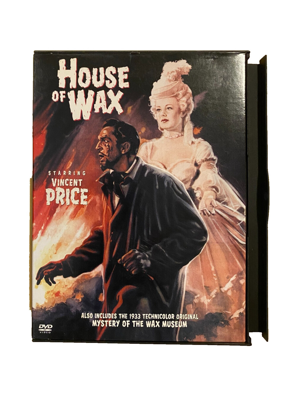 House of Wax DVD 1953 Vincent Price Plus Mystery of the Wax Museum 1933 Warner